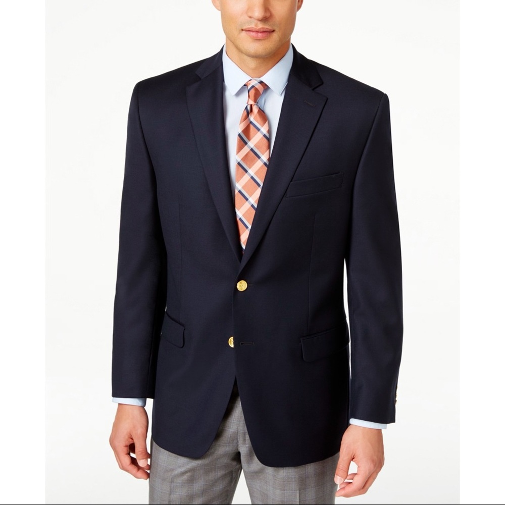 NWT Ralph Lauren 100% Wool Navy Blazer